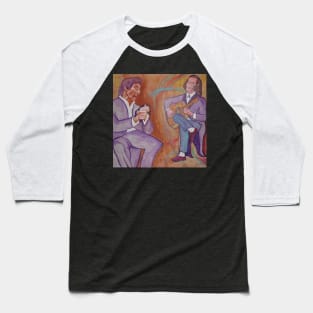 Paco de Lucia and singer Camarón de la Isla, painted by Aguijarro Baseball T-Shirt